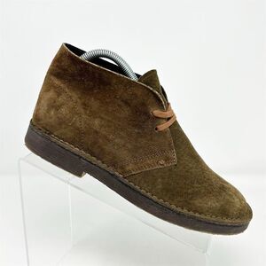 MG Italian Made Lace Up Chukka Boots Size 39 Brown Suede Lace Up Casual
